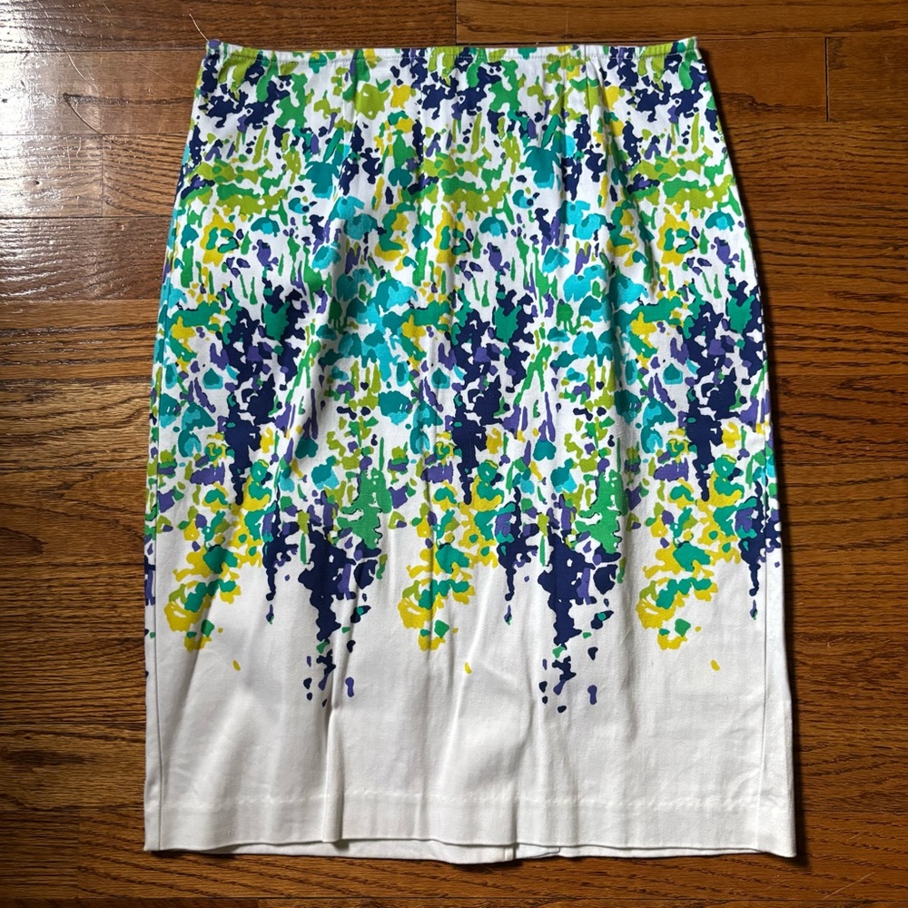 Tribal Multicolor Abstract Pencil Skirt